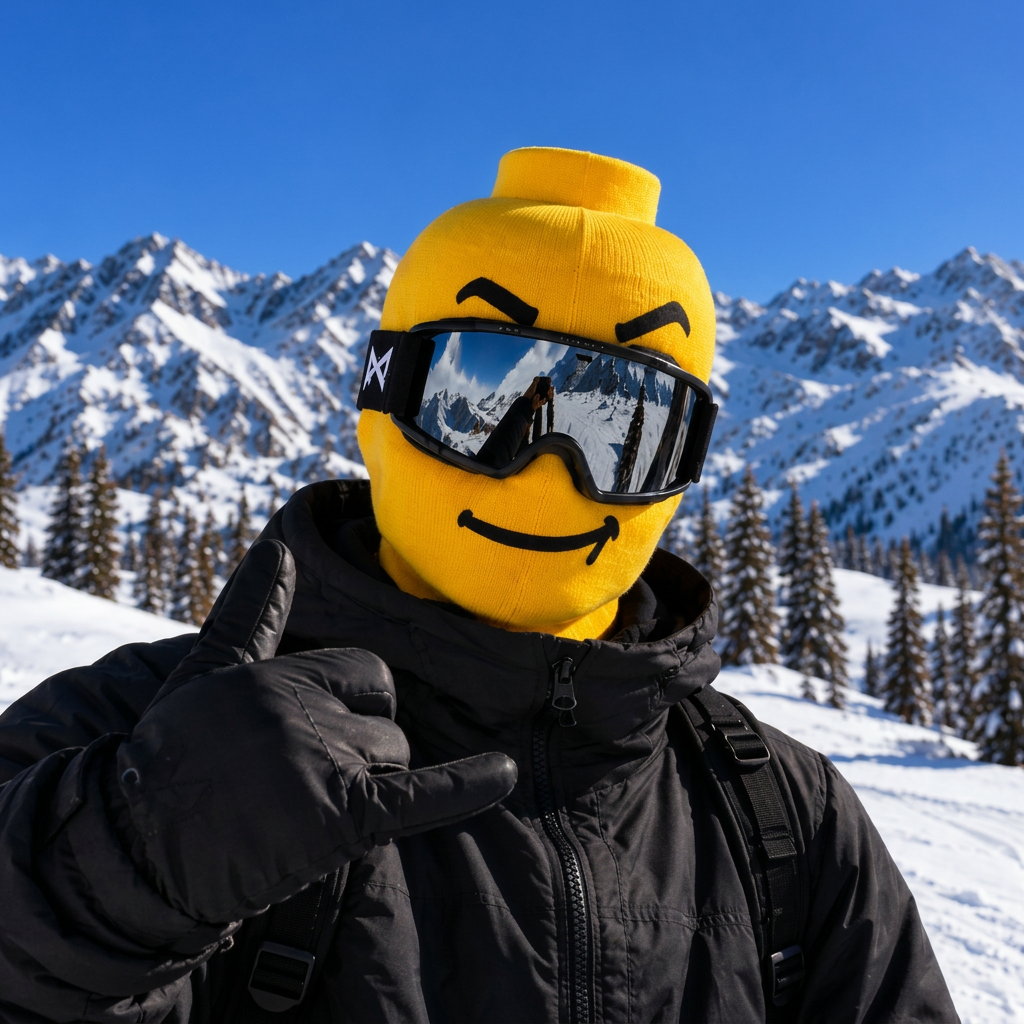 Enhanced smirk mask photo